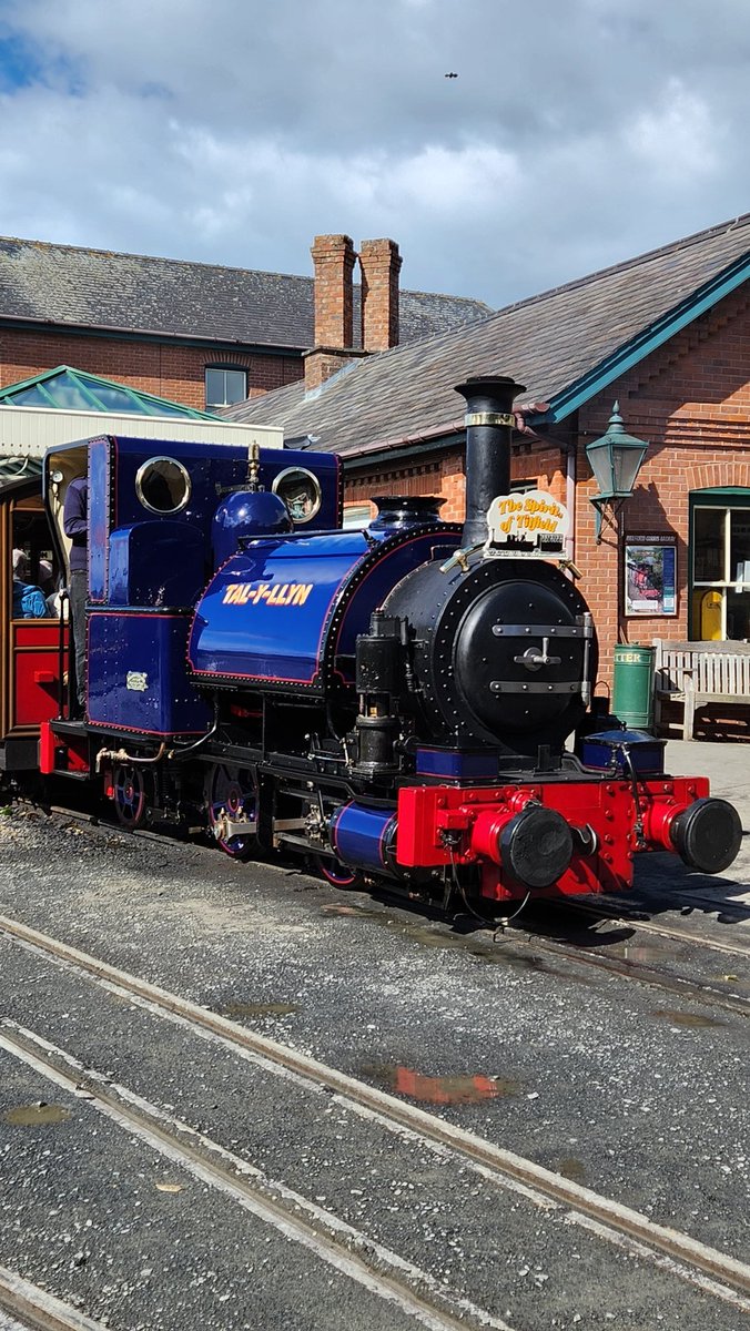 The_GVT's tweet photo. Day 1 at the Talyllyn Railway's 75th Gala! Come see us in the green shed at Wharf! 😁 https://t.co/u8S4ttdMde