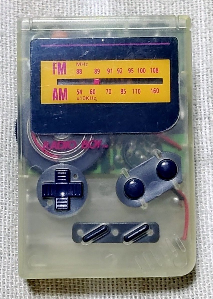 希少　RADIO BOY Nintendo　クリアケース FM/AMラジオ GB 可愛いモノを見つけたので購入しました😍💕 『RADIO BOY 』 動作品