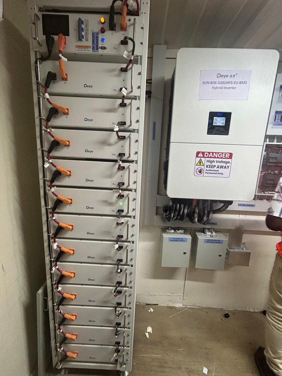 aptechsolar's tweet photo. As part of its continued commitment to delivering sustainable and reliable energy solutions across Africa, Aptech Africa has successfully installed a 90kWp roof-mounted hybrid solar power system with a 61.44kWh battery bank storage.

Use the: https://t.co/iThcRsTX5k https://t.co/wkZmeBl2nb