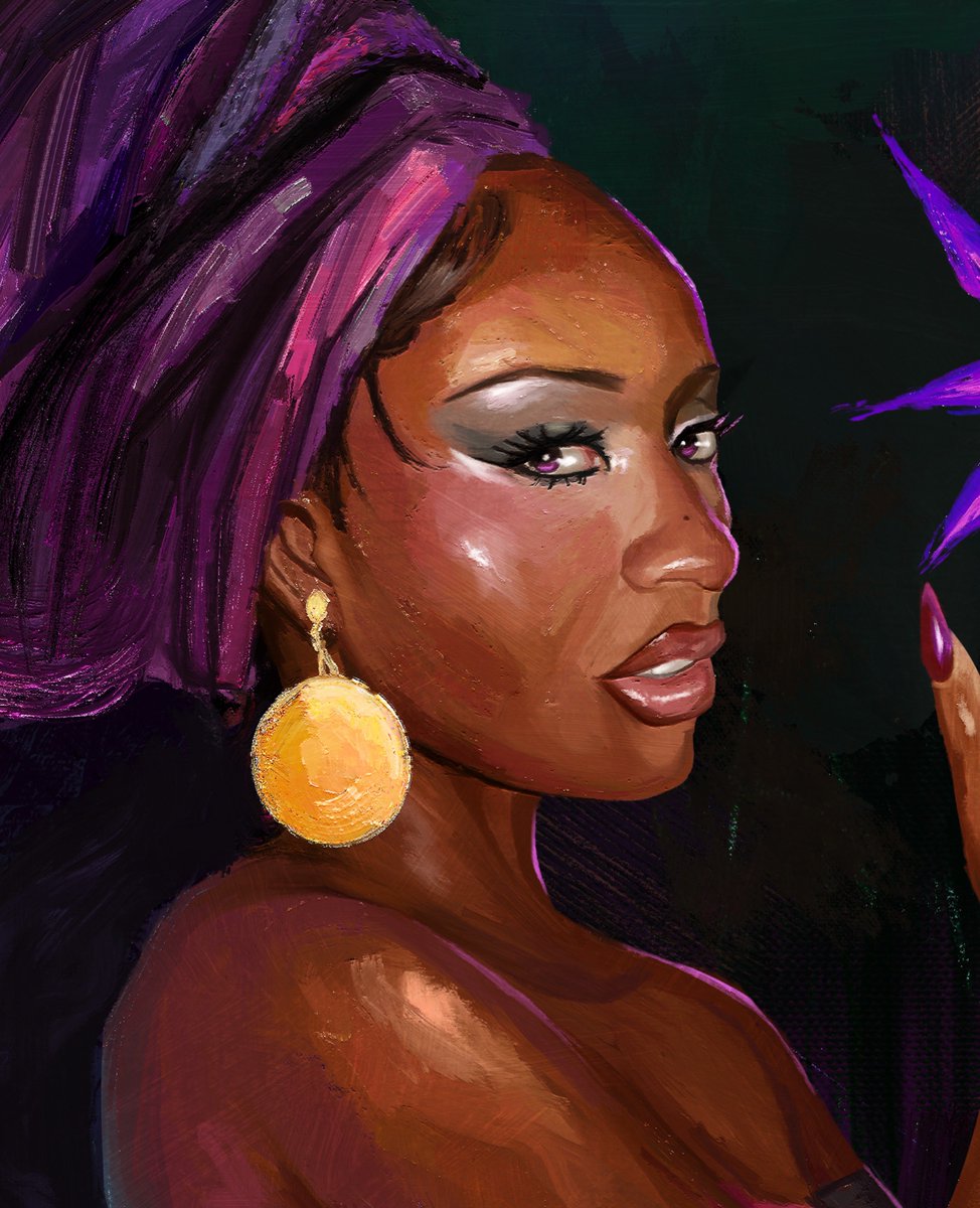 pattydrewit's tweet photo. New Painting. “Starr Girl” https://t.co/c4OdDDdCKC