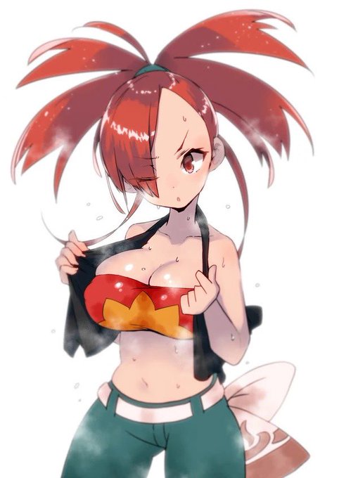 暑くなってきたので再掲 これ描いた時ってポケマスやってたんですよね。今は全然ですが、ポケモンは大好きなので生涯かかわっていくと思います。