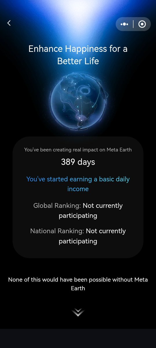 mzeevokay's tweet photo. Join Meta Earth today https://t.co/c0WIC89OLj