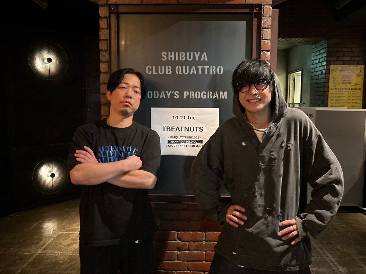 ライブ解禁 】 2026.7.28(火) Zepp Shinjuku 『BEATNUTS』~Zepp新宿
