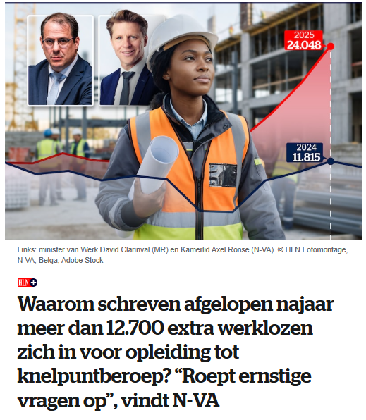 Zu_Demir's tweet photo. De beperking van de werkloosheid in de tijd heeft één doel: zoveel mogelijk mensen effectief aan het werk krijgen.

In Vlaanderen kunnen VDAB en onze bemiddelaars mooie cijfers voorleggen. Van wie zijn uitkering tussen 1 januari en 28 februari verloor, is intussen 24% aan de slag. Dat gaat over mensen die al meer dan 20 jaar werkloos waren, maar ook over jongeren die na hun studies nog geen job vonden.

VDAB zal er de komende maanden alles aan doen om op dat elan door te gaan. Met een aanpak die aanklampt én perspectief geeft: wie wil werken, krijgt begeleiding naar werk.

Ook opleidingen naar knelpuntberoepen blijven daarin belangrijk. Bij de beroepsgerichte knelpuntopleidingen is ongeveer 70% na de opleiding aan het werk. Bij zorg- en onderwijsopleidingen is dat zelfs 86%. Dat toont dat gerichte opleiding wel degelijk helpt om mensen duurzaam naar werk te begeleiden.