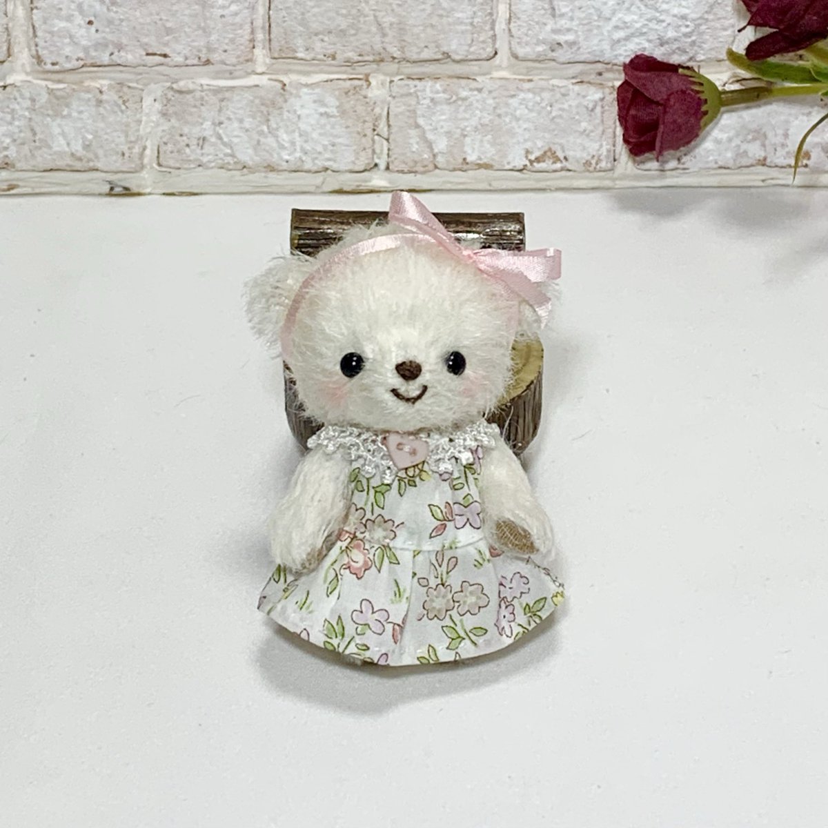 いっぱい笑顔のちび白熊ちゃんが生まれたよ〜！🧸✨ 身長6.7㎝の