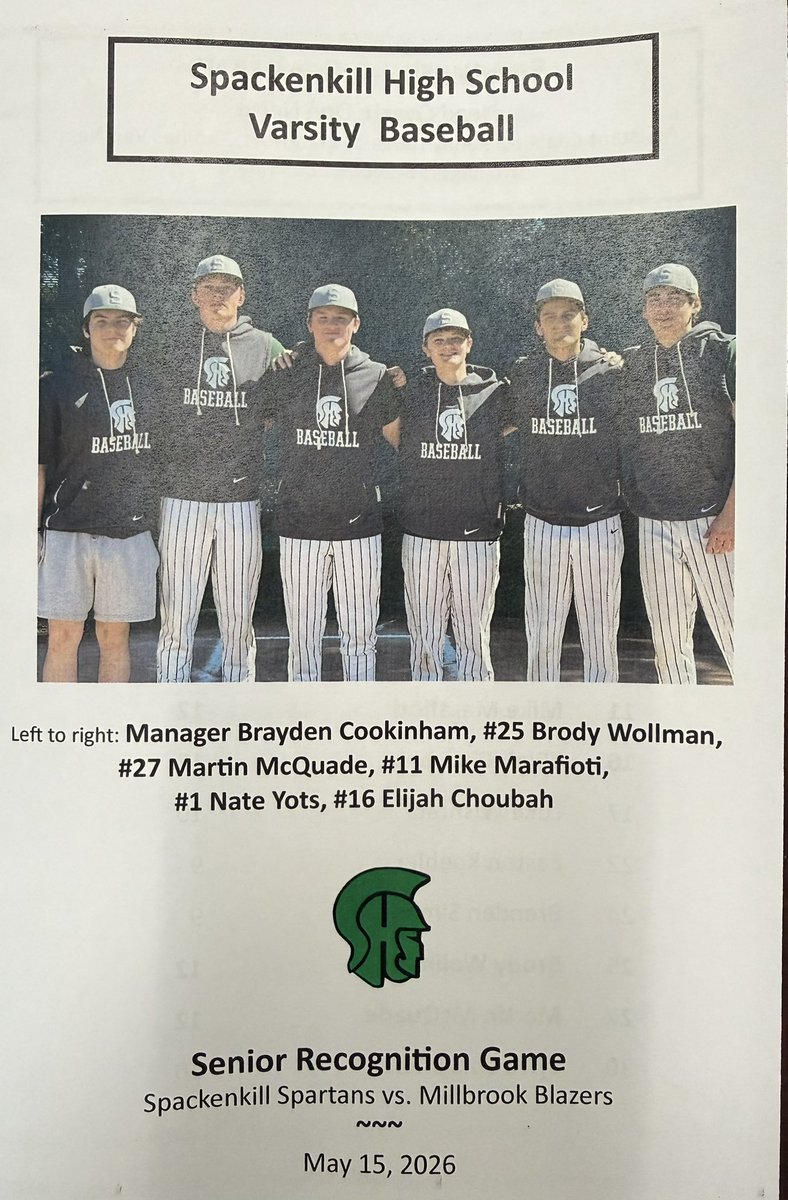 Spackenkill Sports tweet media