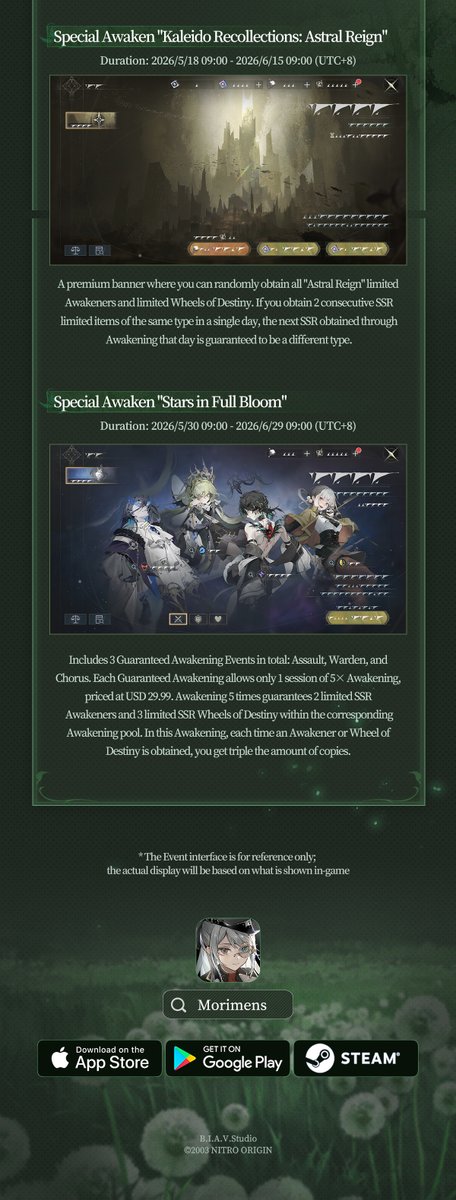 Morimens Official tweet media