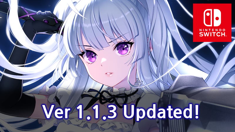 Nintendo Switch version 1.1.3 has been updated. Nintendo Switch版