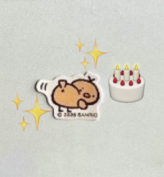 わかりにくいかもしれないですが 🎂🎁✨ あります！