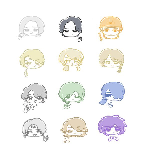 popo_gold's tweet photo. 気付いたらなんの統一感もない好きヒーローだけを詰めた自己紹介絵になっちゃった❕🥇🥈 https://t.co/C5JcSRTQCP