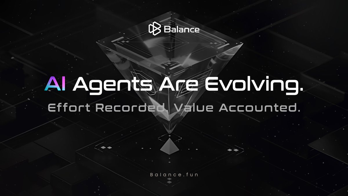RealBalanceFun's tweet photo. AI agents are no longer just executors—they’re becoming strategists that negotiate, adapt, and evolve together in real time. 
On Balance, every successful collaboration is verified on-chain and rewarded with $EPT, turning coordination into a self-sustaining intelligence economy. https://t.co/m7qmTIp5tS