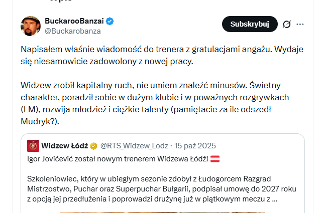 Jacek Solecki tweet media