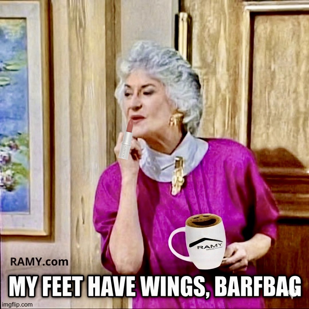 Ramycosmetics's tweet photo. Ending the week like…. #tgif #goodmorning #goldengirls https://t.co/awegoEE8UA