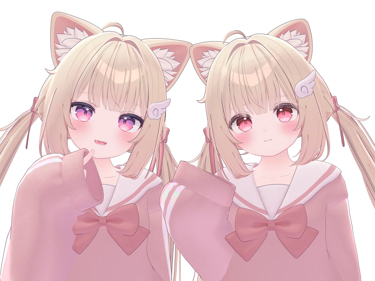 mochix2neko's tweet photo. シフォンちゃんのアイテクスチャ＋メイク＋顔シェイプキーのセットを製作中です✍️ https://t.co/jmCOp9WS7H