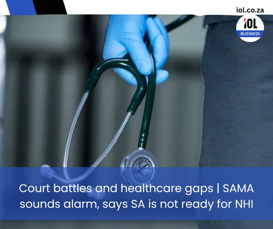 IOL's tweet photo. The South African Medical Association (SAMA) has warned that while the NHI has been legally enacted, South Africa’s healthcare system faces structural and digital challenges that could affect its implementation.
#business #SAMA #warned #NHI #legally #enacted #healthcare #system #challenges
Read on https://t.co/AusXT0zPXk