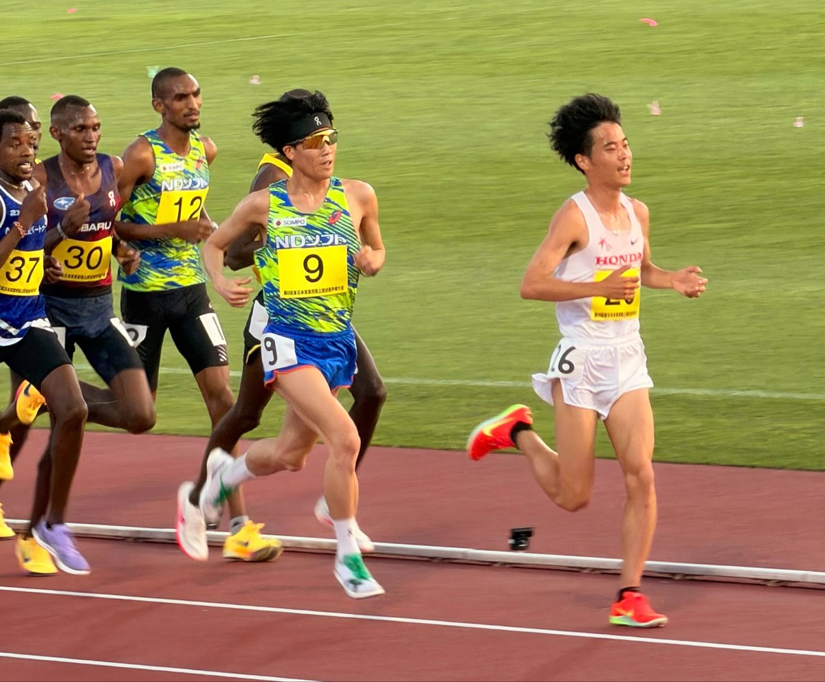 nds_athleteclub's tweet photo. ◾️10000m 決勝
    2位 ボニフェイス•ムルア 28分12秒56 ✨
　11位 東海林 宏一 28分30秒27
    19位 下條 乃將 29分21秒38

応援ありがとうございました！！

●アーカイブ配信
https://t.co/Vea3G5uI6Q

#NDソフト
#東日本実業団選手権 https://t.co/JtN2OpOq3w