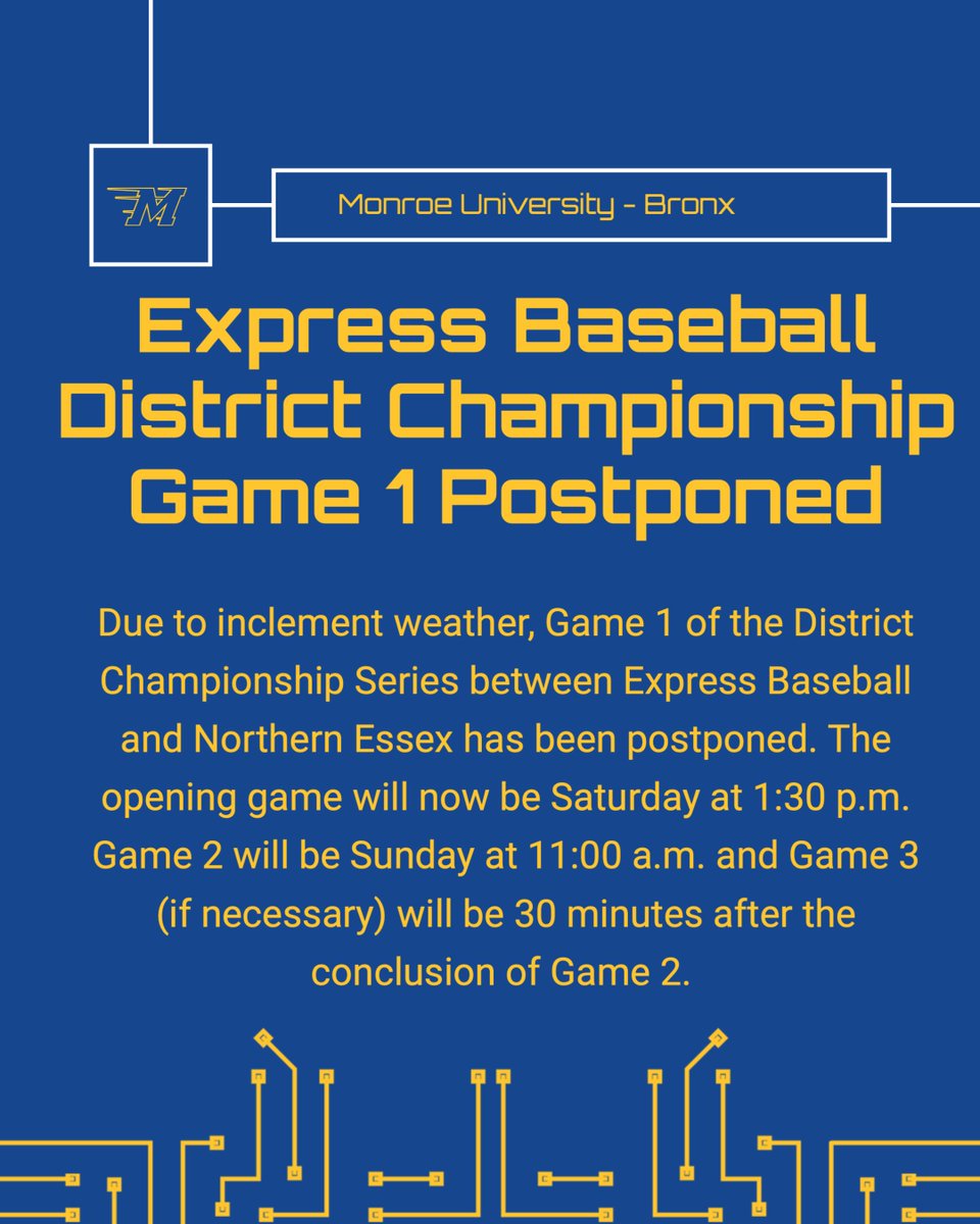 Monroe University Express tweet media