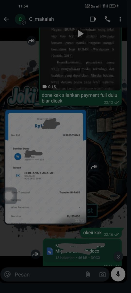 Joki Jurnal, Skripsi, Tesis & Olah Data -SA tweet media