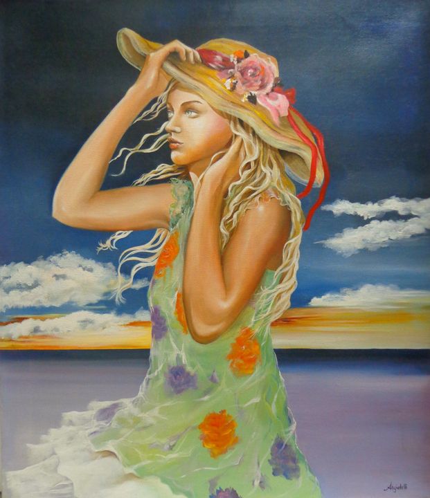 AnnaAngiolelli's tweet photo. Art of the Day! "Colpo di vento". Buy at: https://t.co/Q5Hnjfe1U8 https://t.co/wiDwa64Y0O