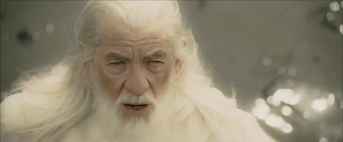 wizard_wheels's tweet photo. He raised his hand &amp; spoke slowly in a clear cold voice. "Saruman your staff is broken." There was a crack &amp; the staff split asunder in Saruman’s hand &amp; the head of it fell down at Gandalf ’s feet. "Go!" said Gandalf. With a cry Saruman fell back &amp; crawled away.

#LOTR #Tolkien https://t.co/O6fjZW24qG