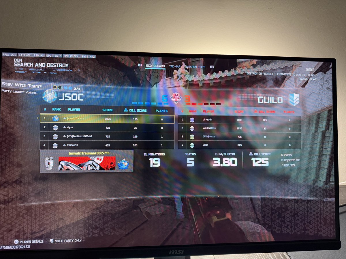 DanielTrauma's tweet photo. Play counter strike for 2 months straight, come back and run shit on 140 ping. smh https://t.co/UU7FeWMqcr