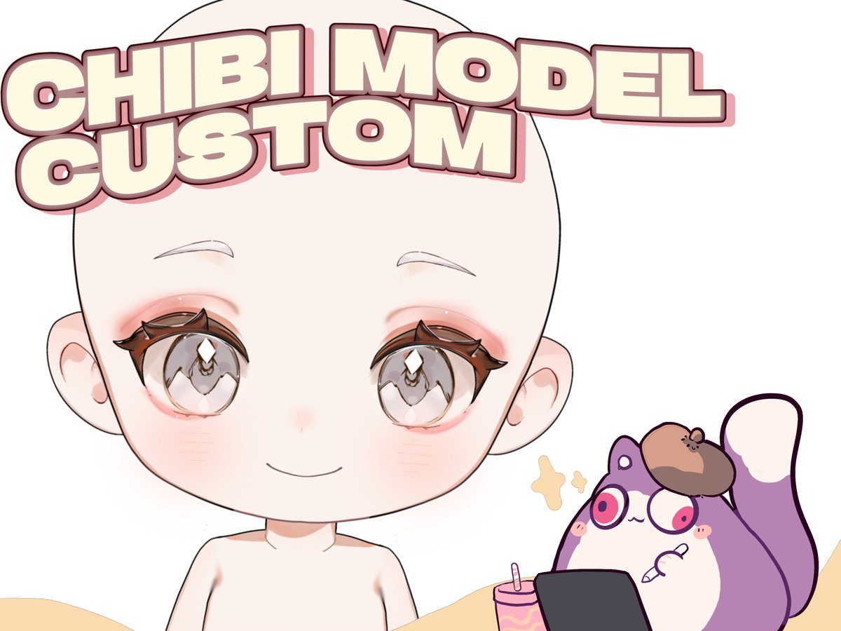 ✦Wang Anwir✦ Making Customizable Chibi Model tweet media