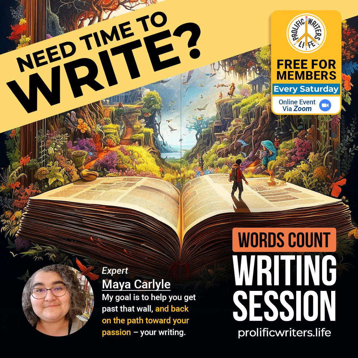 prowriterslife's tweet photo. Get your writing done!

Join us: https://t.co/eoCmpaL0c1

#amwriting #author #authorcommunity #authorlife #authorpreneur #ProlificWritersLife #wordcount #writerslife #writinggoals #writing #writingcommunity #writinggroup #writinginspiration #writinglife #writingtips https://t.co/3vx8vJKj4w