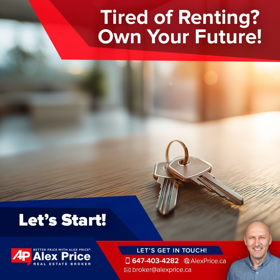 AlexPriceEstate's tweet photo. You're ready. The market is ready. Stop dreaming about homeownership and let's make it happen! First step? Just a phone call.
📞 Call Alex Price at 647-403-4282 and take the first step today! https://t.co/8Bin85ky7c