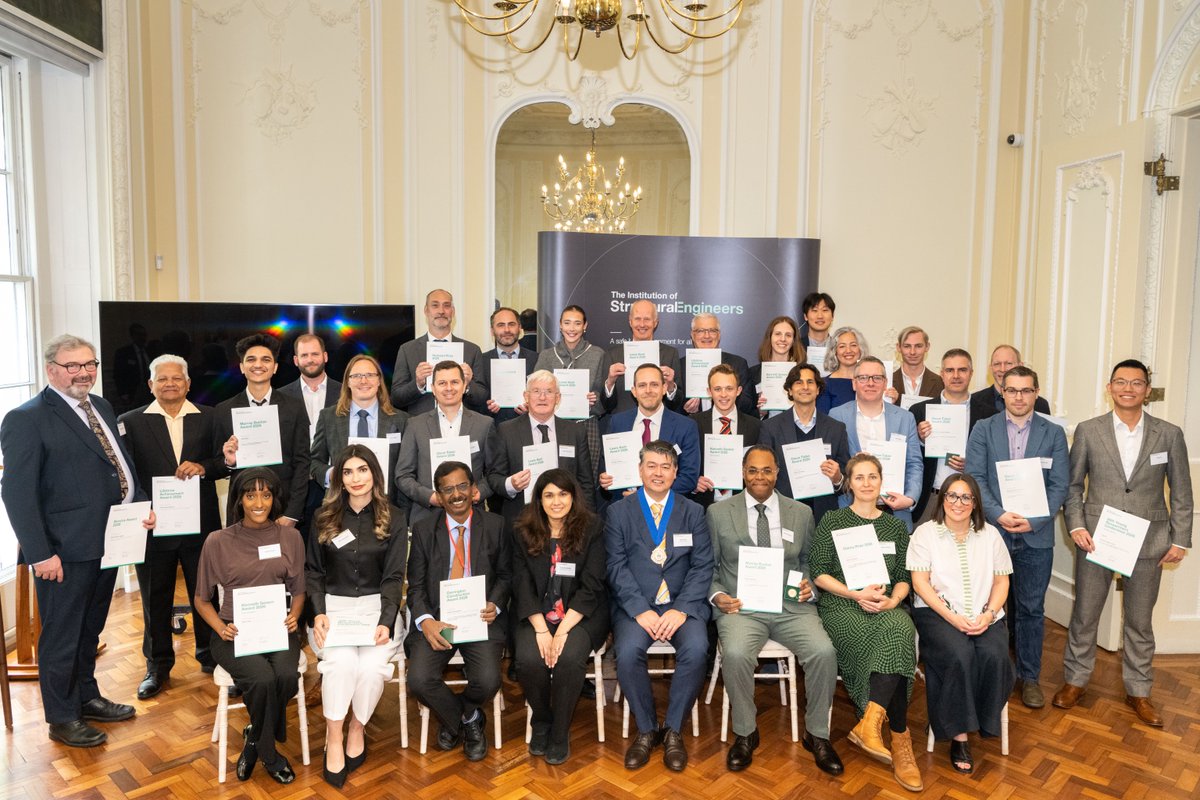 IStructE's tweet photo. Today we celebrated the very best of our sector at the IStructE People and Papers Awards 2026. Together, we honoured professional and technical excellence and outstanding contributions to the Institution.

#PeopleandPapersAwards #IStructE #EngineeringExcellence #STEM https://t.co/EtzNg9M03r