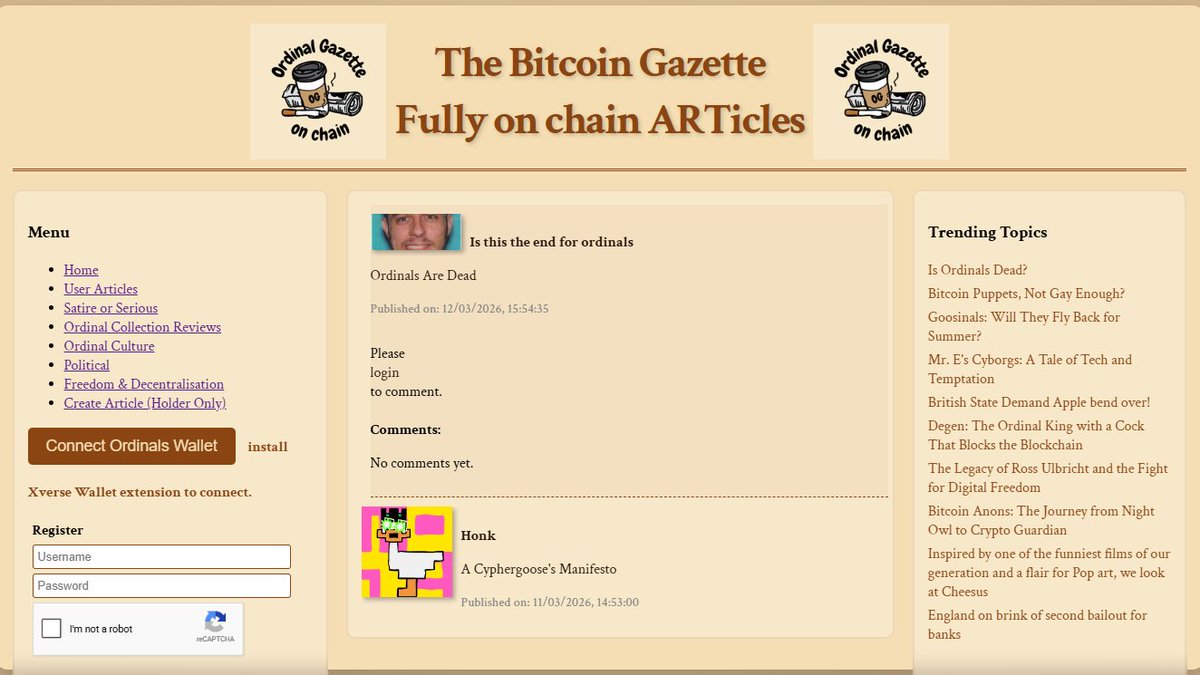 The Bitcoin Gazette tweet media