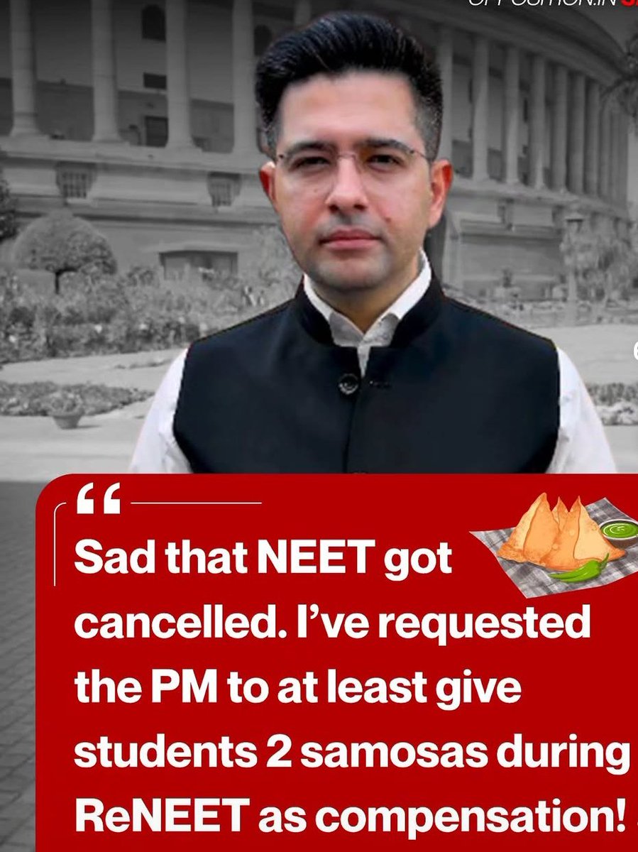 SPTprogress's tweet photo. @raghav_chadha 
To our insta PM samosawale 🤣🤣🤣🤣 https://t.co/Ow2EDNLuoq