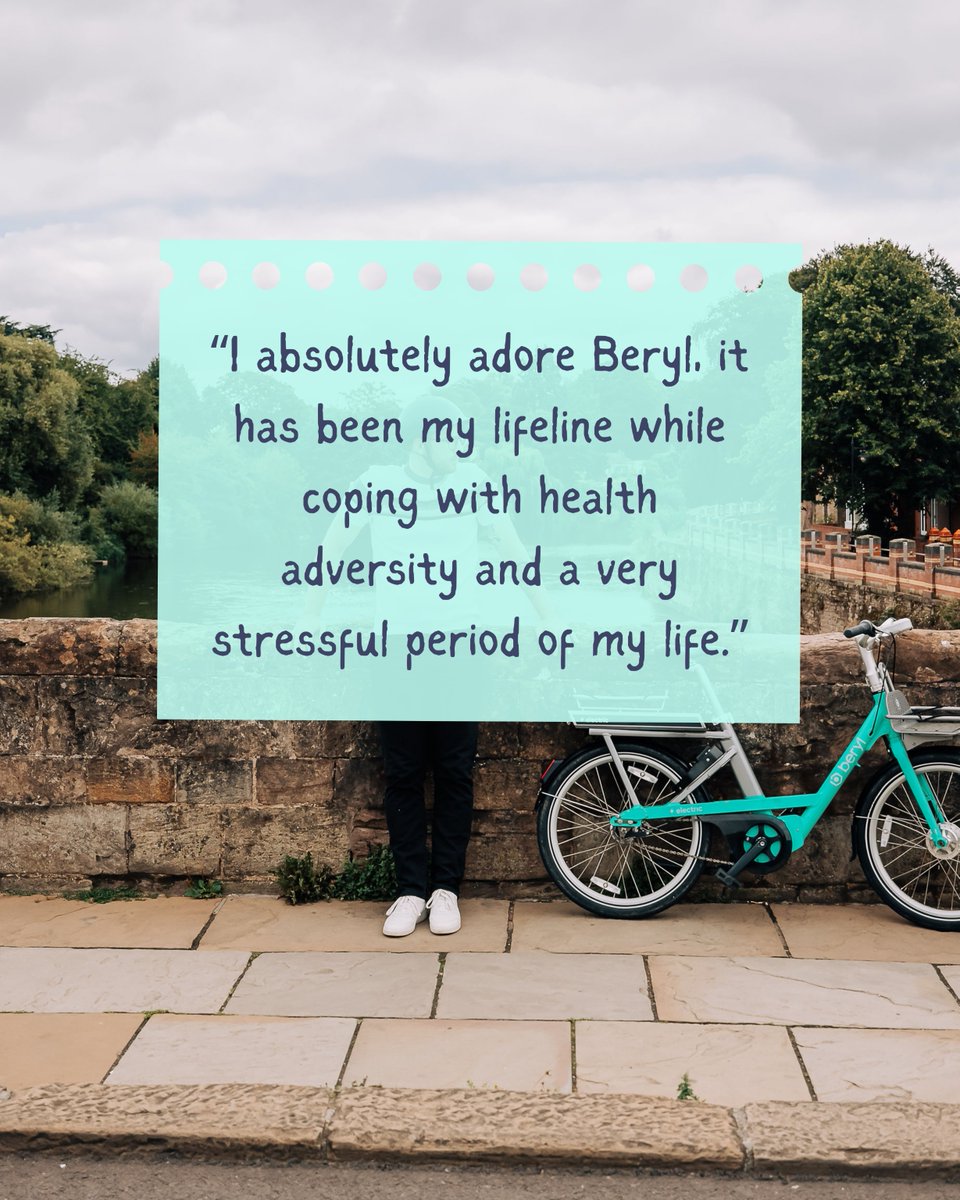 BerylBikes's tweet photo. Mental health, we all have it, and talking about it matters. 💚

We love hearing your stories about what keeps you pedalling. 🚲✨

What’s your reason to ride? Tell us in the comments 👇

For more Mental Health Awareness Week inspo, check out: https://t.co/dZ7Xt41Hjo https://t.co/Q2P6u3ceGP