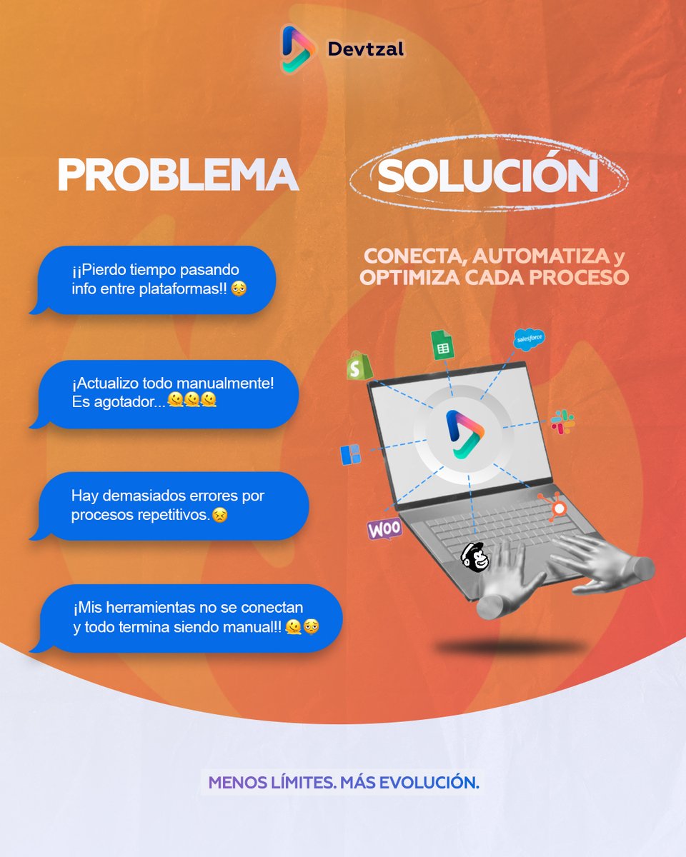 devtzal's tweet photo. Tu negocio no debería detenerse por procesos manuales. 

En Devtzal transformamos el caos en eficiencia: CRM a medida e IA que agiliza tu día a día. Ingeniería de élite para eliminar tus límites operativos. 

📅 25.05 — 02.06 | #HotSale2026
Disponibilidad limitada. https://t.co/Mm6hybUWdF