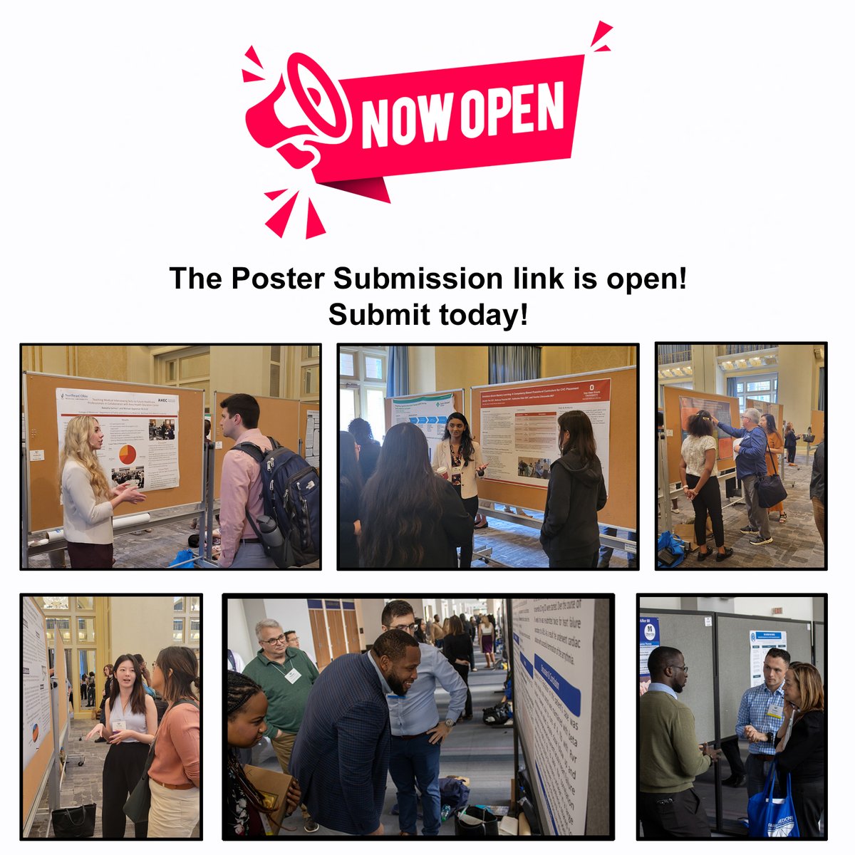FMEC_'s tweet photo. Submit to present a poster for#fmec2026! Poster submissions are being accepted now through July 1. Visit https://t.co/tjShv0obup to learn more and submit.

#familymedicine #primarycare  #medstudent #fammed #FMRevolution #FMresidents #fmig #fmigs #medicalstudents https://t.co/Y41h3UjNxM