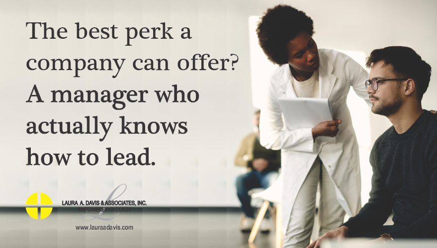Coachlad's tweet photo. The best perk a company can offer? A manager who actually knows how to lead. https://t.co/y8xMx5hD26