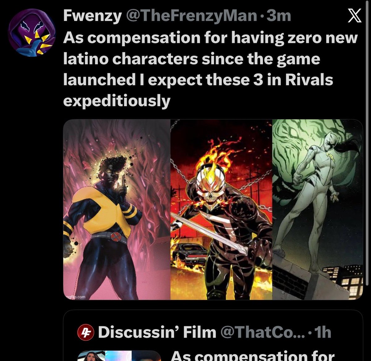 Discussing’ Film tweet media
