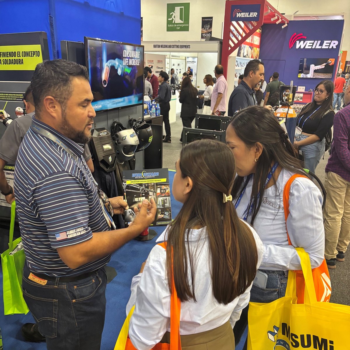 WireWizardUS's tweet photo. That's a wrap for @fabtechmexico in CDMX! Muchas gracias to everyone who stopped by the booth, we can't wait to start optimizing welding productivity for all of you who came to us seeking solutions this week. 
#fabtechméxico #soldadura #welding

Family Owned 🇺🇸 American Made https://t.co/5DM71QBsht