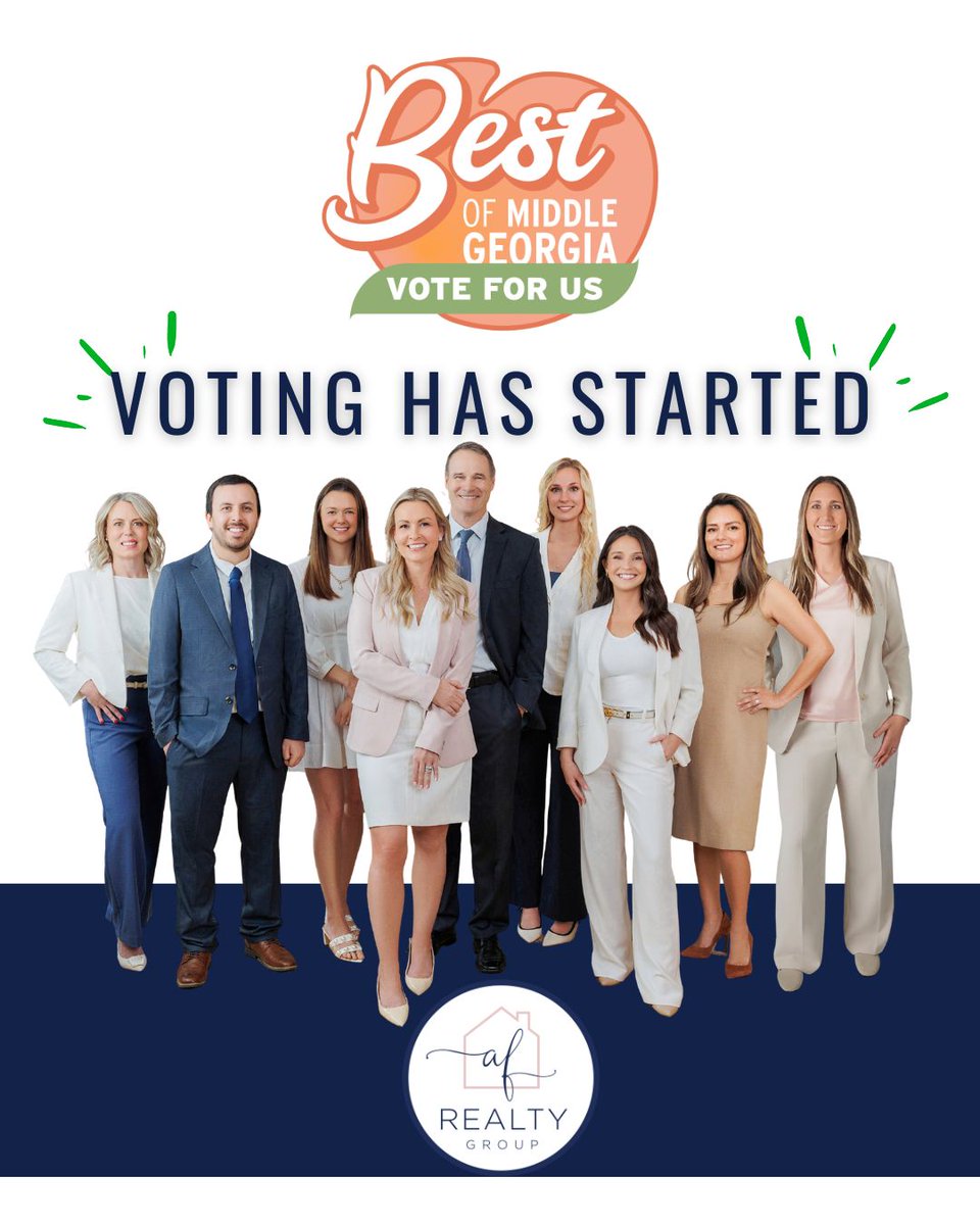 AFRealty_Group's tweet photo. It's the final day to cast your votes! ✨ Every single vote matters, and we appreciate your support! Voting closes at 5 PM today. ⏰ 

Don't forget to choose your favorites here ▶️ https://t.co/p0pop0UP51 https://t.co/AtrM9NLotm