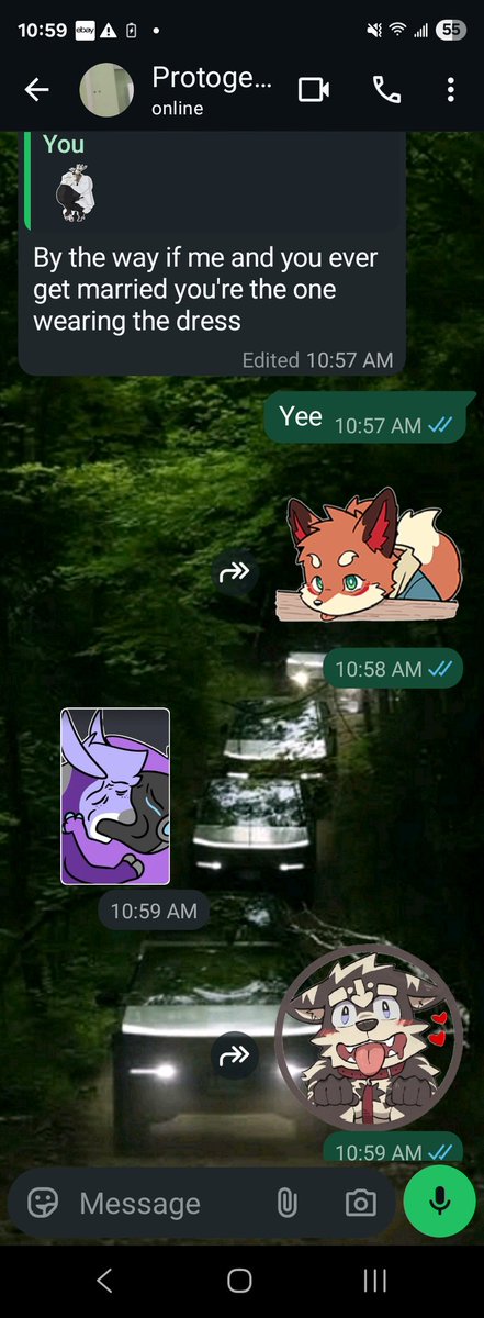 Blueberry32100's tweet photo. Casual convo between me and my bf 🤣 https://t.co/OpCGINtqt6
