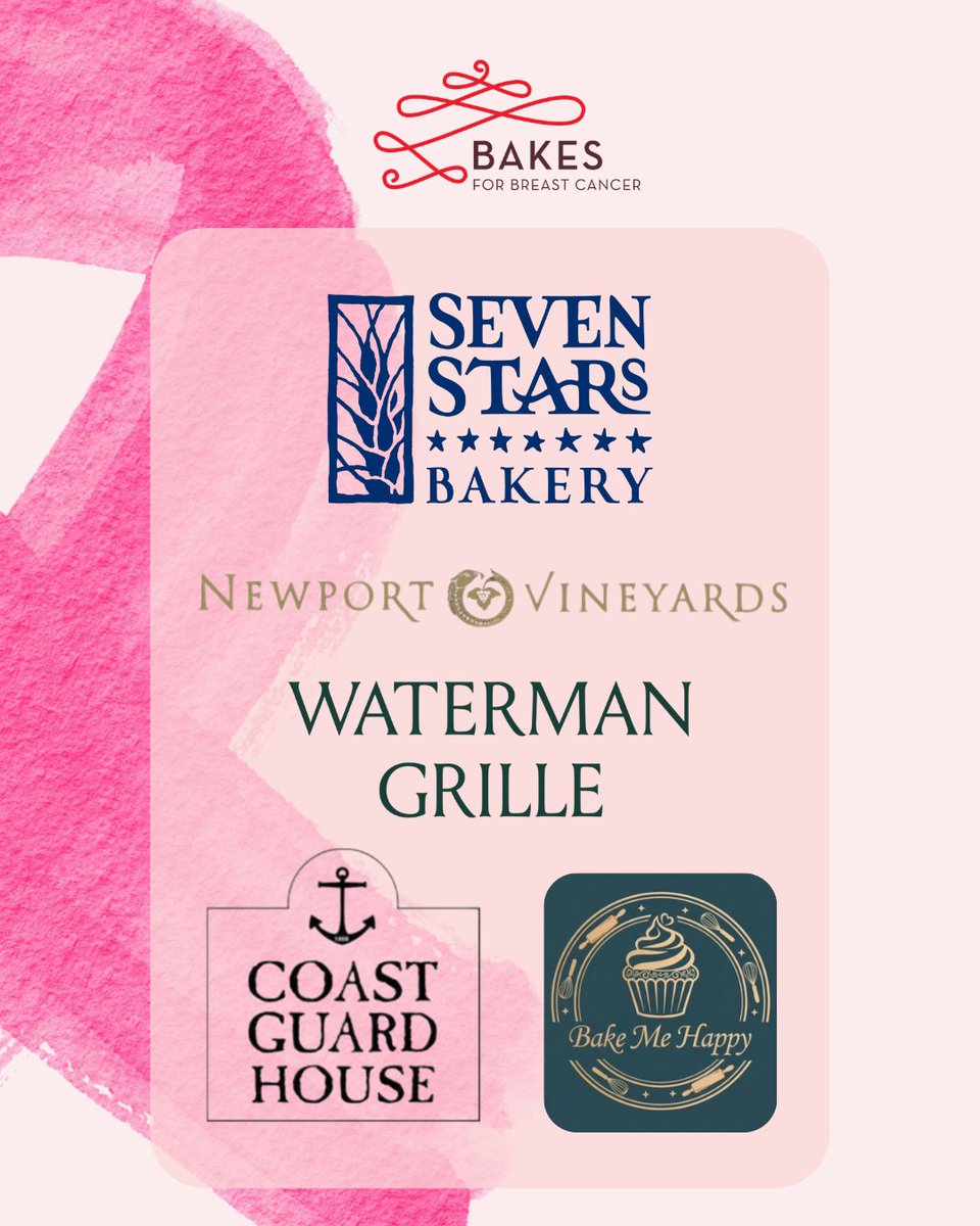 Bakes4Bc's tweet photo. As our Rhode Island event week comes to a close, THANK YOU to every participating business and everyone who supported Bakes for Breast Cancer by purchasing a dessert for a cause 💗🧁

Together, we’re making a difference one sweet treat at a time 💞 https://t.co/7O6J4CVrHR