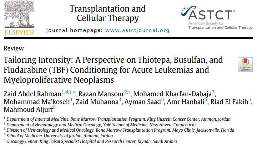Transplantation and Cellular Therapy Journal tweet media