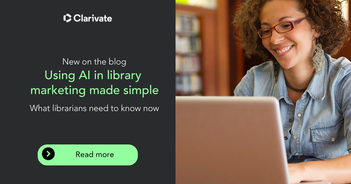 ProQuest, from Clarivate tweet media
