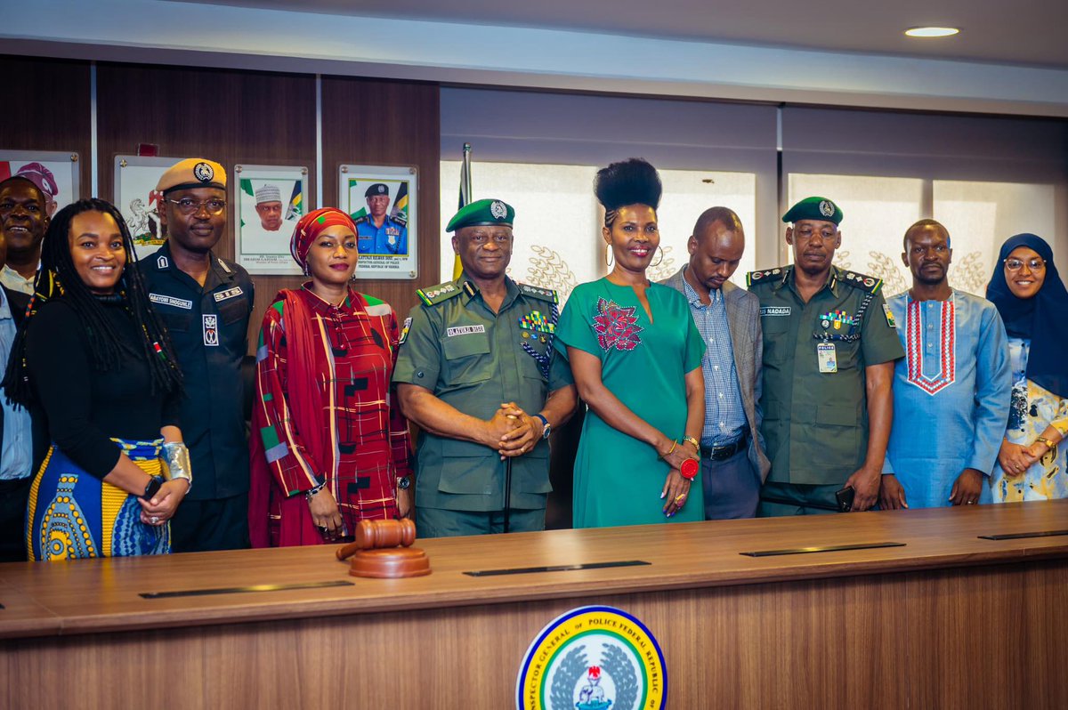 YomiShogunle's tweet photo. IGP DISU RECEIVES AU AMBASSADOR JAINABA JAGNE AS 54 AFRICAN COUNTRIES MOVE TO ADOPT NIGERIA POLICE SAFE SCHOOLS INITIATIVE MODEL 

The Inspector-General of Police, IGP Olatunji Rilwan Disu, psc(+), NPM, on Wednesday, 13th May 2026, received Her Excellency Ambassador Jainaba Jagne, Special Envoy for Children Affected by Armed Conflict (CAAC), alongside an international delegation at the Force Headquarters, Abuja, as part of ongoing efforts to strengthen the protection of schools and educational institutions across Africa.

The visit formed part of a strategic study tour of the Nigeria Police Force Schools Protection Squad Command and Control Centre under the framework of the Safe Schools Declaration (SSD). The delegation comprised representatives from Somalia, the Democratic Republic of Congo, Mozambique, and Ethiopia, as well as officials of the Global Coalition to Protect Education from Attack (GCPEA) and Save the Children International.

Speaking during the visit, Ambassador Jainaba Jagne commended the Nigeria Police Force for its commitment to school safety and noted that several African countries were looking to understudy and adapt the Nigerian Safe Schools model. She stated that member states across the African Union had shown strong interest in Nigeria’s initiative as part of broader continental efforts to strengthen the protection of children and educational institutions affected by insecurity and armed conflict.

In his remarks, the Inspector-General of Police reaffirmed the commitment of the Nigeria Police Force to the full implementation of the Safe Schools Declaration through sustained collaboration with educational authorities, development partners, and relevant stakeholders. He stated that the Force would continue to deploy intelligence-led strategies, patrol operations, rapid response mechanisms, and technology-driven solutions to ensure the safety of schools nationwide.

IGP Disu expressed appreciation to the visiting delegation for recognising Nigeria’s efforts in advancing school security and child protection, while reiterating the readiness of the Nigeria Police Force to support collaborative regional initiatives aimed at strengthening educational safety across the African continent.

DCP ANTHONY OKON PLACID, psc (+), mnipr, mni Force Public Relations Officer
Force Headquarters, Abuja
May 15th, 2026
#DrSho