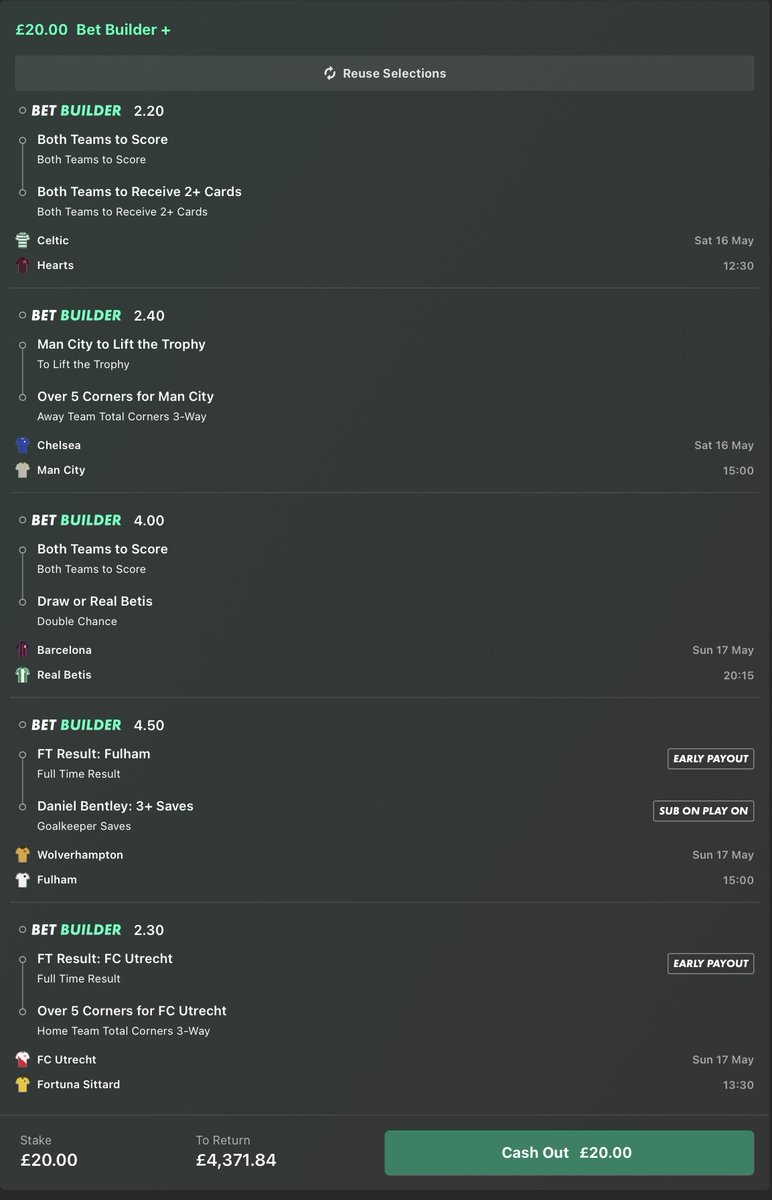 BigTipsBecca's tweet photo. WEEKEND LONGSHOT ACCA😍🚀

£20 Returns £4,371.84🤑

If This Wins I Will Give £500 To 2 People Who ❤️ This Post!

Comment ‘Win’ & Repost For A Bonus Entry💕

£10 To £100 Roller Is Live In My FREE Group🚂👇