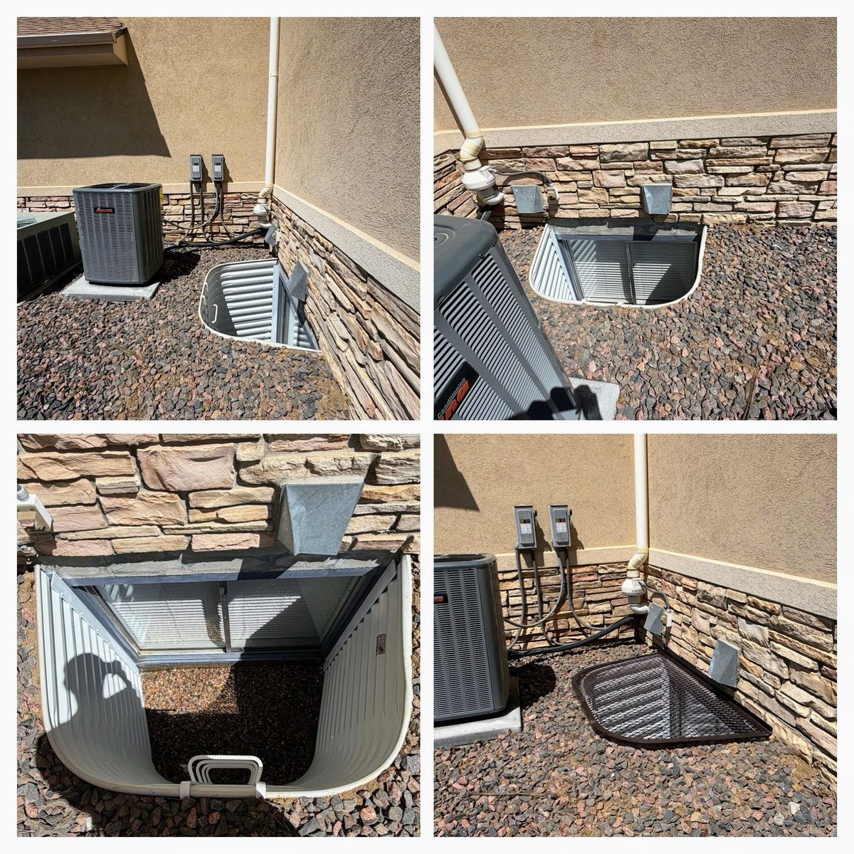Basement_Esc's tweet photo. These 2 window wells in Longmont were severely rusted out compromising safety and a disaster waiting to happen 😳

Now they’re looking safer and much better thanks to our expert crew

📞 970-227-0789
🌐 https://t.co/54flPZ5nJS

#BasementEscape #WindowWellReplacement #LongmontCO https://t.co/tBkuW29g90