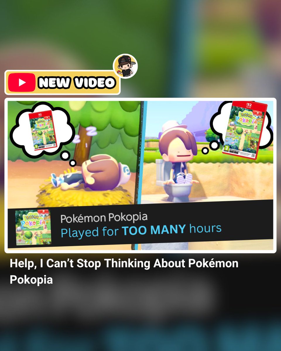 AmphiePKMN's tweet photo. NEW VIDEO! 🚨

Help, I Can't Stop Thinking About Pokémon Pokopia
🎥

Pokopia has completely taken over my mind 😅 so
today I wanted to discuss what makes it so fun and so
addictive. Do you feel the same?

Link in thread 👇 https://t.co/d4A1srrlRZ
