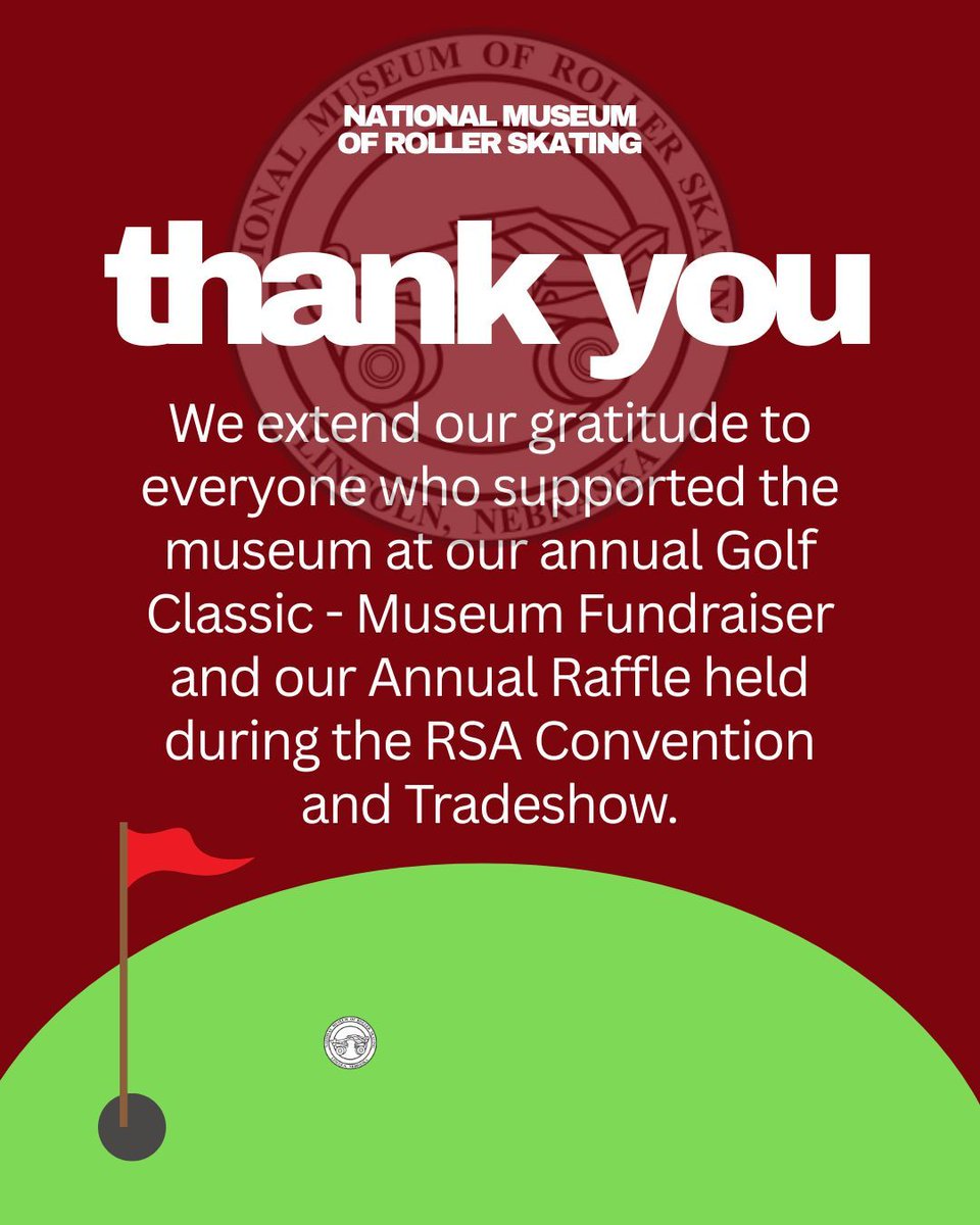 rollersk8museum's tweet photo. Thank you to everyone who participated in our annual Golf Classic and to those who purchased Raffle Tickets during our Annual Raffle. Both of these events are made possible with the support of numerous volunteers and the RSA 

#nationalmuseumofrollerskating #thankyou https://t.co/z295g4cjTG