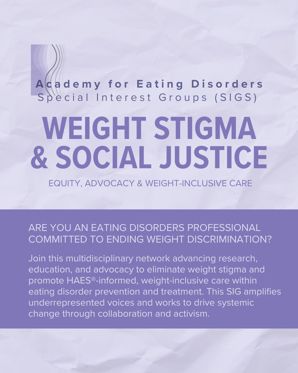 Academy for Eating Disorders tweet media