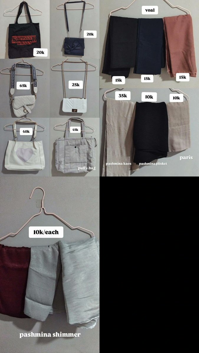 aimgoys's tweet photo. haalo aku mau wts preloved start 10k! adaa baju, tas, celana, sama kerudung, barangkalii ada yang minat boleh yaa diangkut! nego tipis juga boleh... bisaa co 🍊 juga,  sizenya rata2 S-M yahh!  boleeh reply nanti sender dm, thankyouu!💌 https://t.co/k42T9YRvft