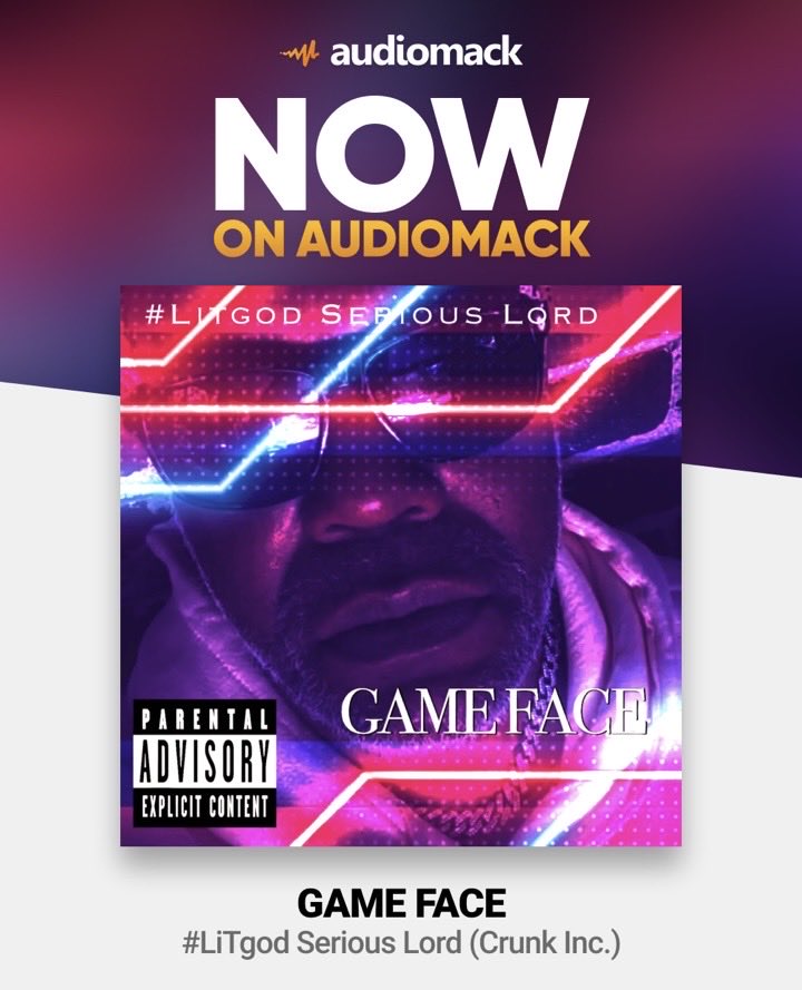 serious_lord's tweet photo. Game Face now playing on @audiomack 
Available on all platforms June-5-2026 

#Litgod Serious Lord 🦾 @serious_lord 
___________________________________
https://t.co/XUSoH54Ck2 

#musicmarketing  #artists  #newmusic  #recordlabelsubmissions  #artistmarketing  #playlistcurators https://t.co/OggiRGFkUa